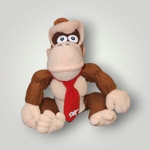 Vintage 1997 BD&A Nintendo 64 Donkey Kong Bean Bag Plush Doll